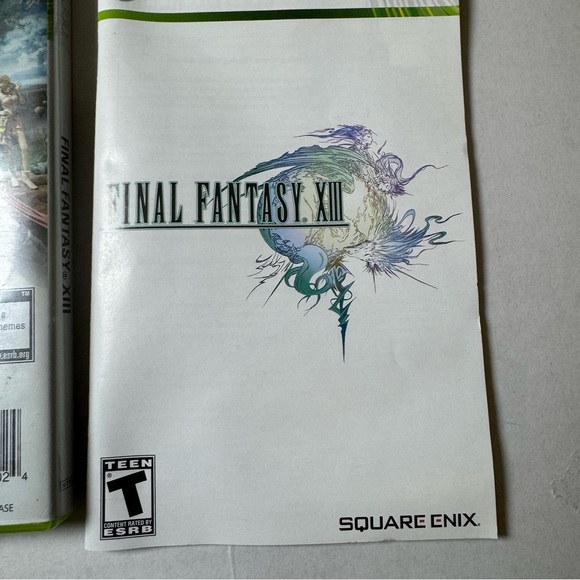 Final Fantasy XIII Microsoft Xbox 360 Square Enix - Complete w/ Manual CIB - Picture 7 of 7